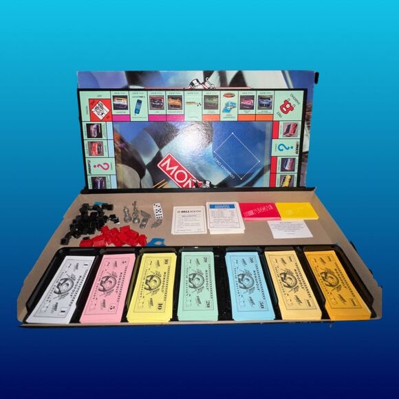 Vtg 1997 NASCAR Monopoly Official Collector's Edition Board Game - Picture 7 of 9